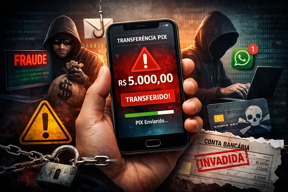 um homem roubando dinheiro com o celular