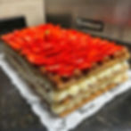 Milhojas con Fresas