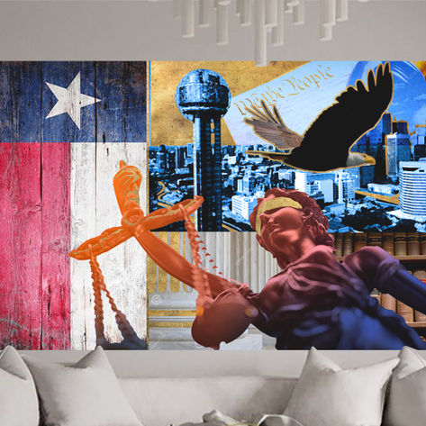 We The People Original Oil on Canvas