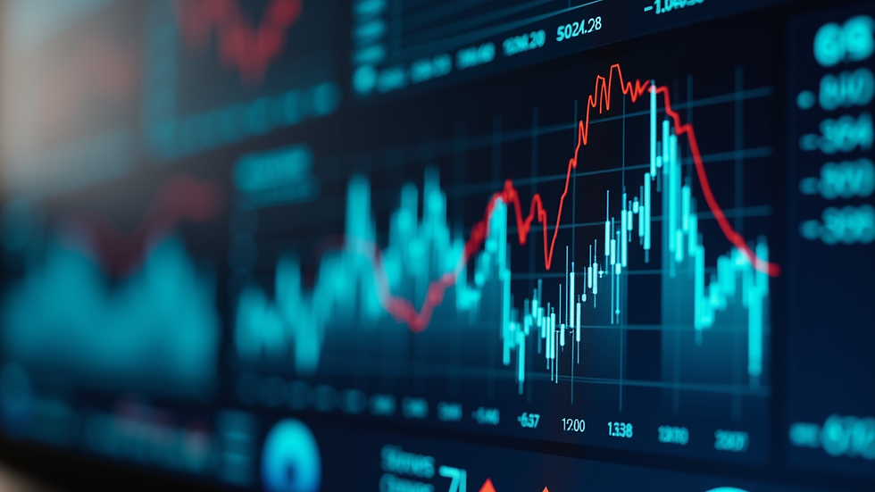 Close-up view of a digital marketing dashboard showing campaign analytics