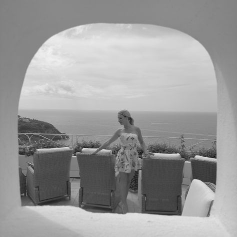 "Positively Positano" Black and White Photography Image by Christian Sly
