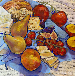 The Majestic Allure of "Fig and Crust" by Artist Christian Sly