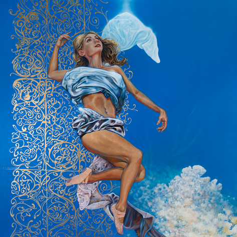Ascension by artist Christian Sly Painted in 2026.