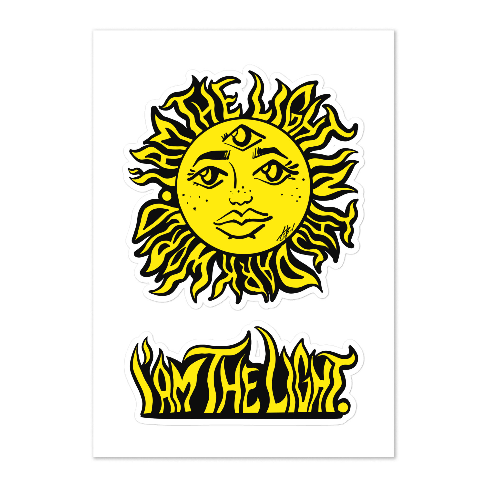 I’AM THE LIGHT. | Sticker sheet