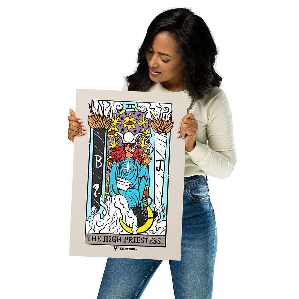 THE HIGH PRIESTESS. | Art print
