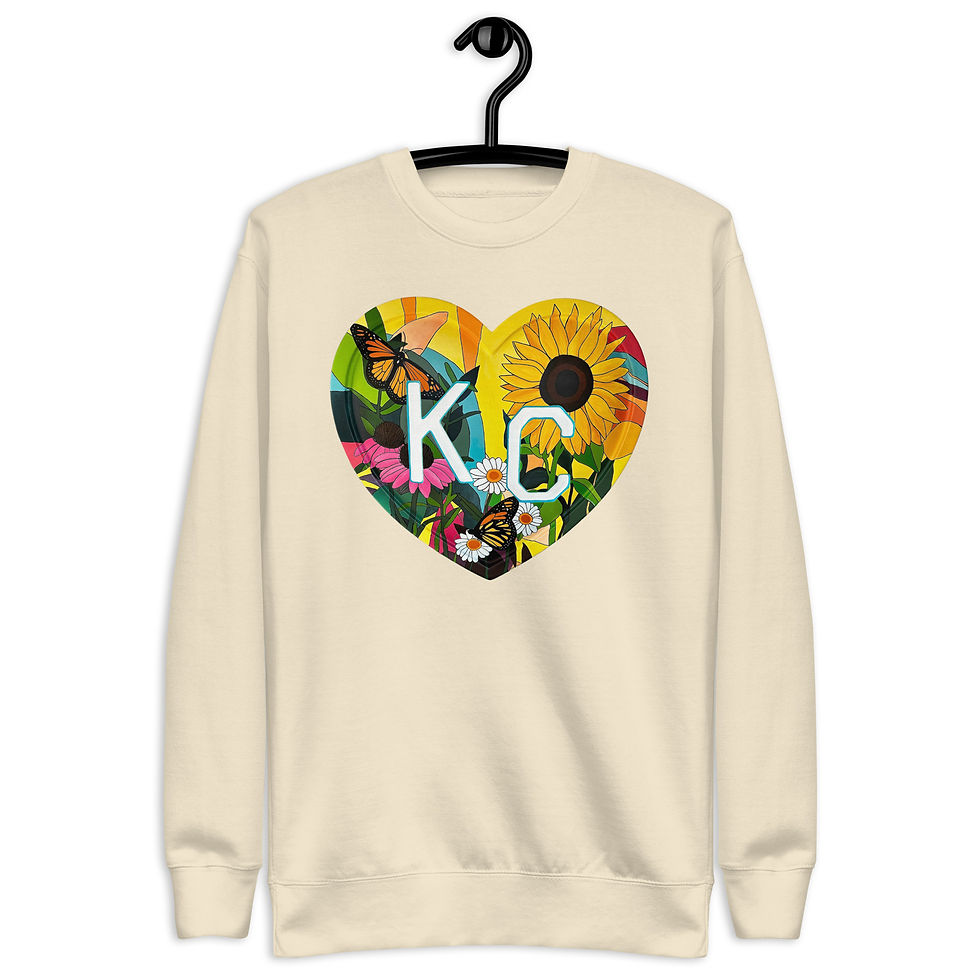 Thumbnail: Parade of Hearts 2024- Of the Prairie: Unisex Premium Sweatshirt