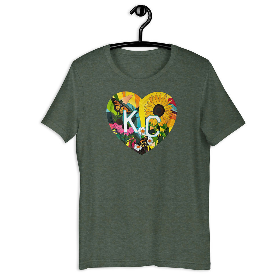 Thumbnail: Parade of Hearts 2024- Of the Prairie: Unisex T-shirt