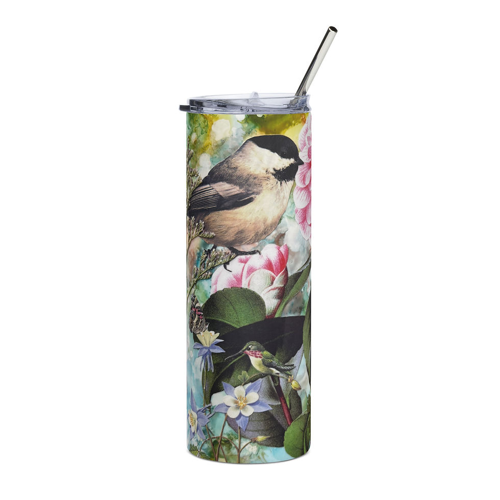 Thumbnail: Signs of Spring- Stainless steel tumbler