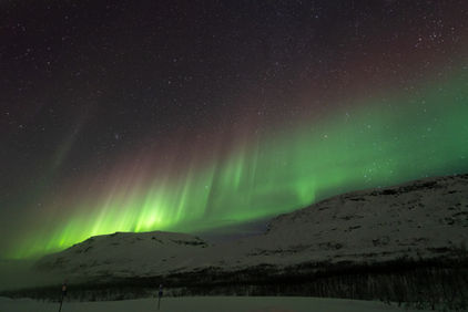 Embark on a guided Northern Lights Evening tour for an unforgettable aurora photography experience