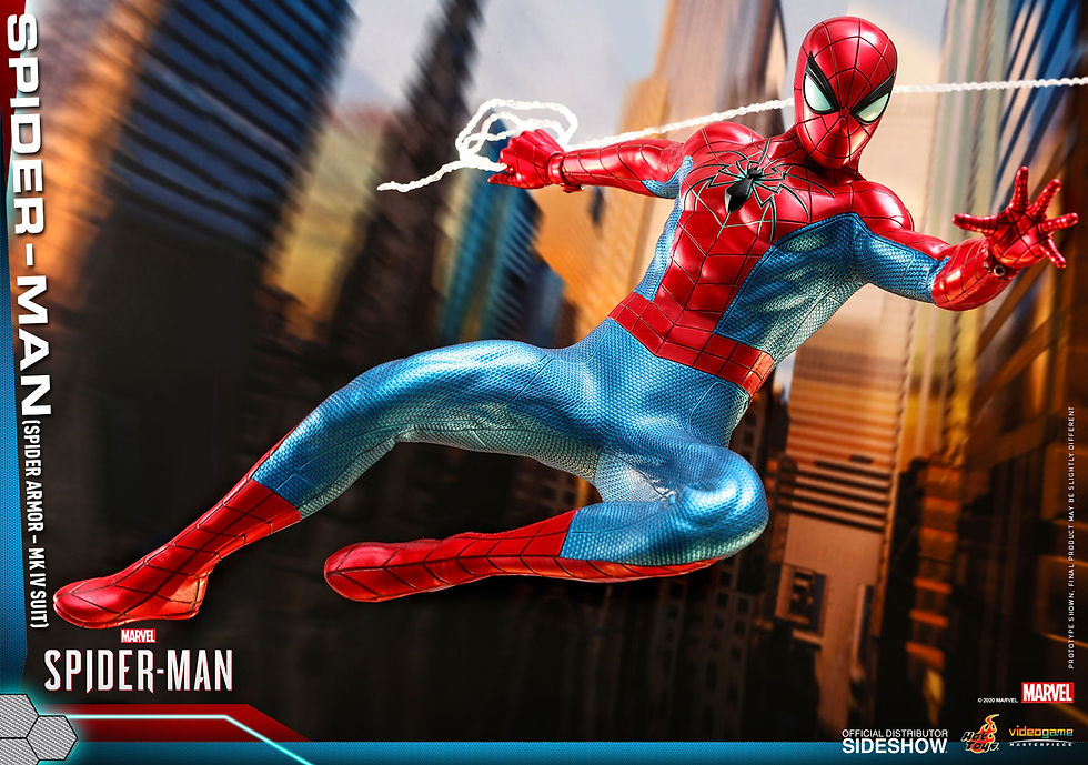 Miniatura: Hot toys Spiderman Spider armor MK 4 (ps4)