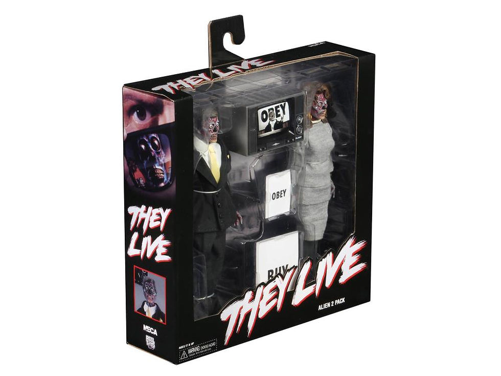 Miniatura: NECA THEY LIVE (JOHN CARPENTER) 8” CLOTHED FIGURES 2 PACK