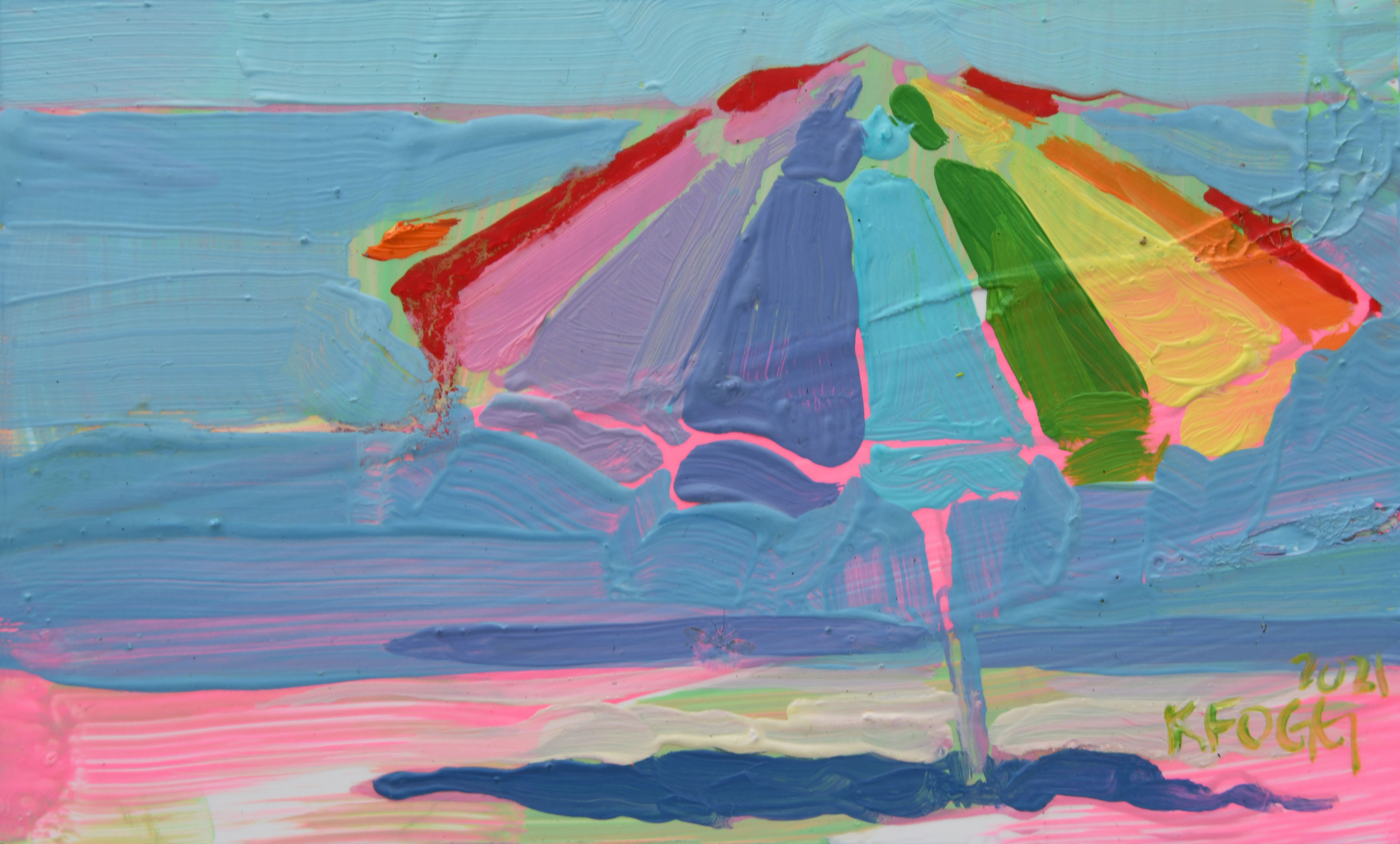 The Rainbow Umbrella II