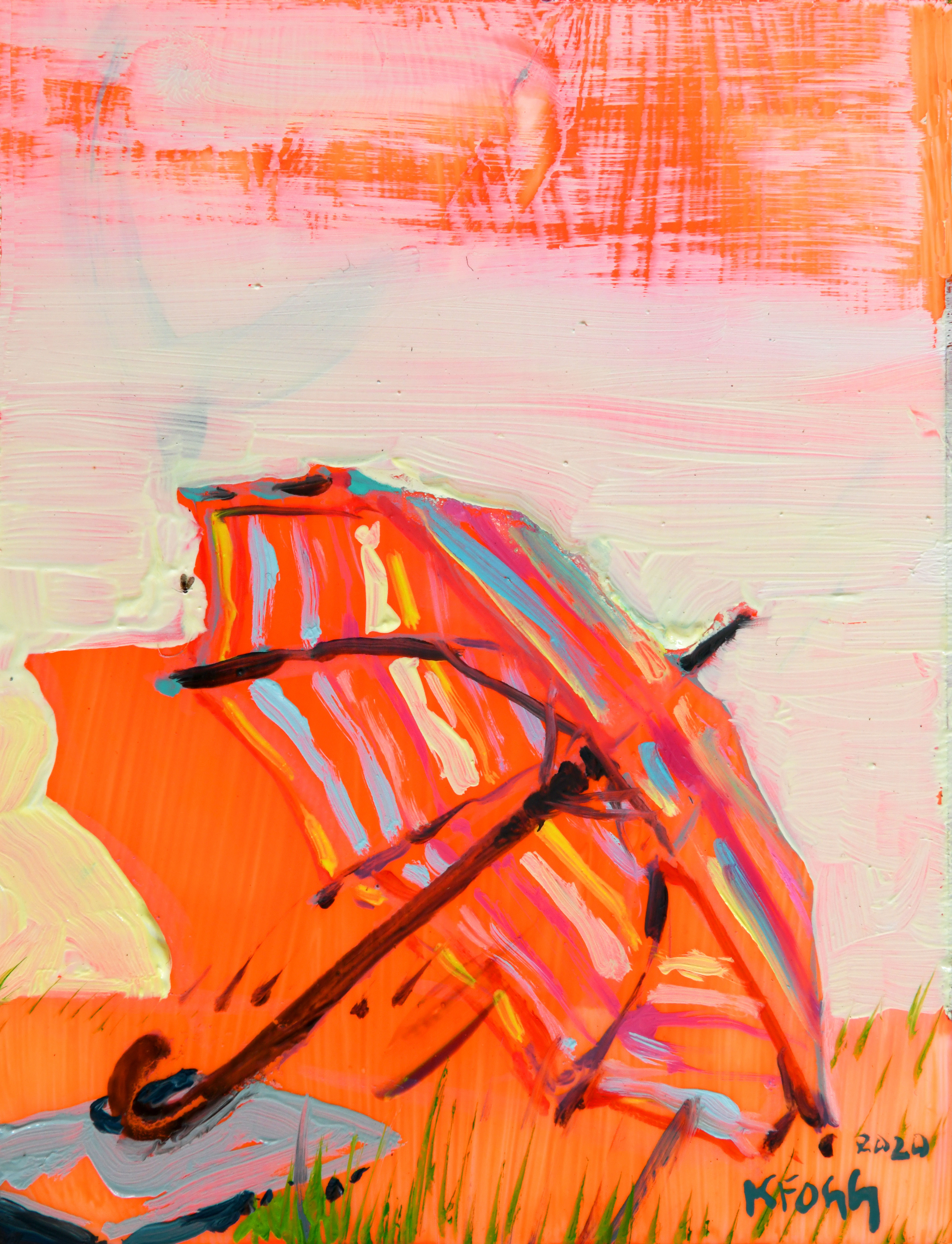 Orange Umbrella*