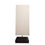 Thumbnail: Square Cotton Shade Table Lamp