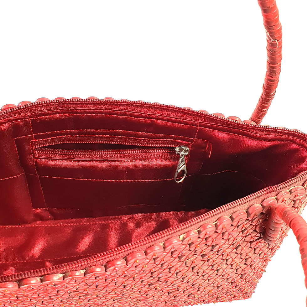 Thumbnail: Wood bag red color