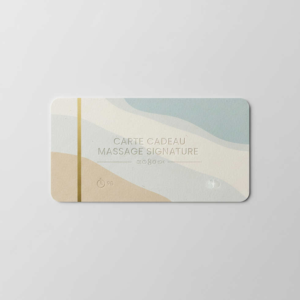 Chèque Cadeau Massage Signature