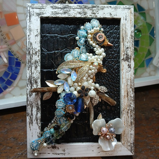 Beaded Picture of a Bird