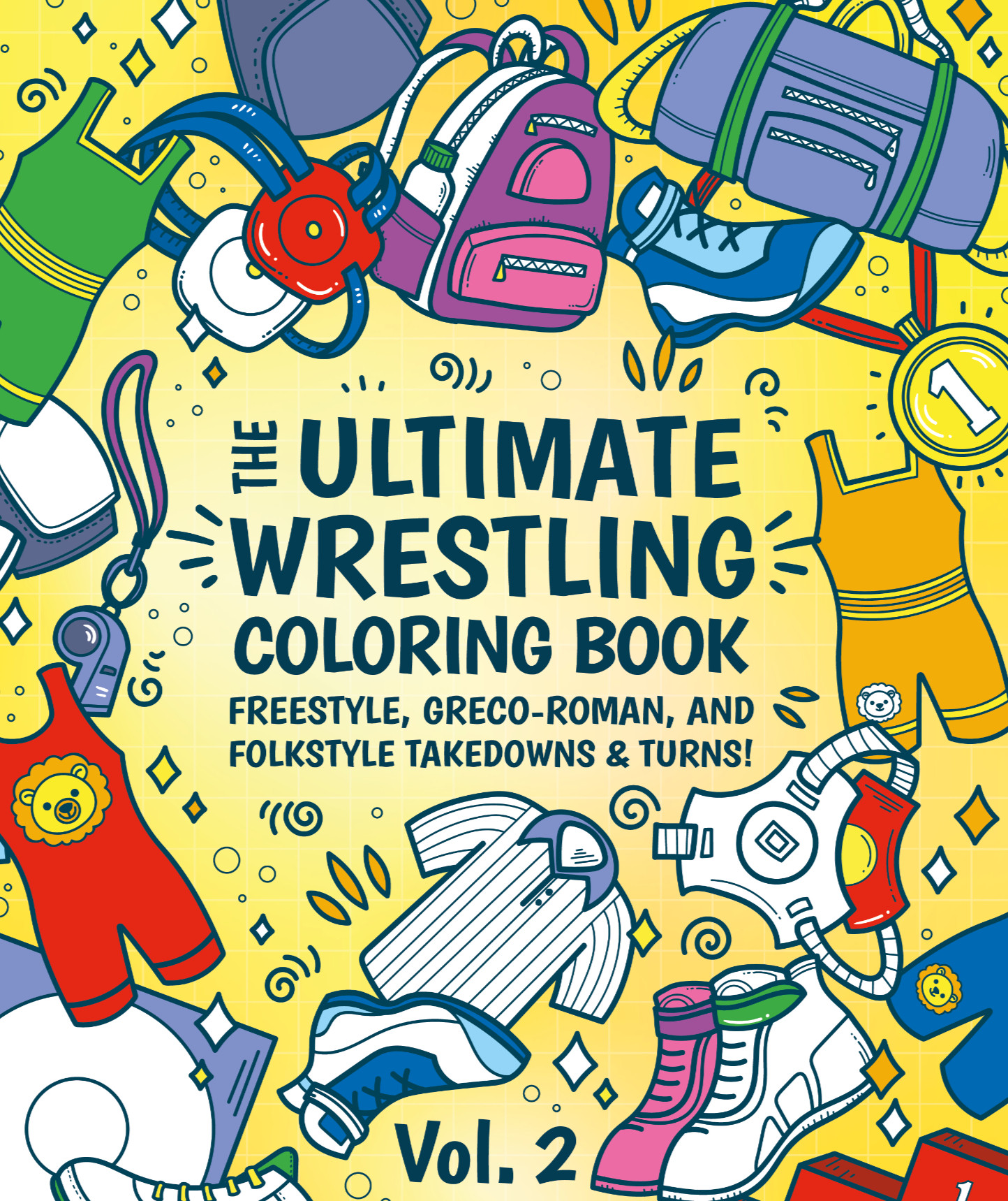 Ultimate Wrestling Coloring Book - Volume 2