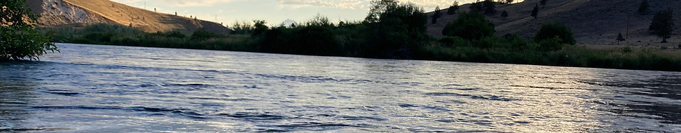 Sunset on the Deschutes River in Oregon