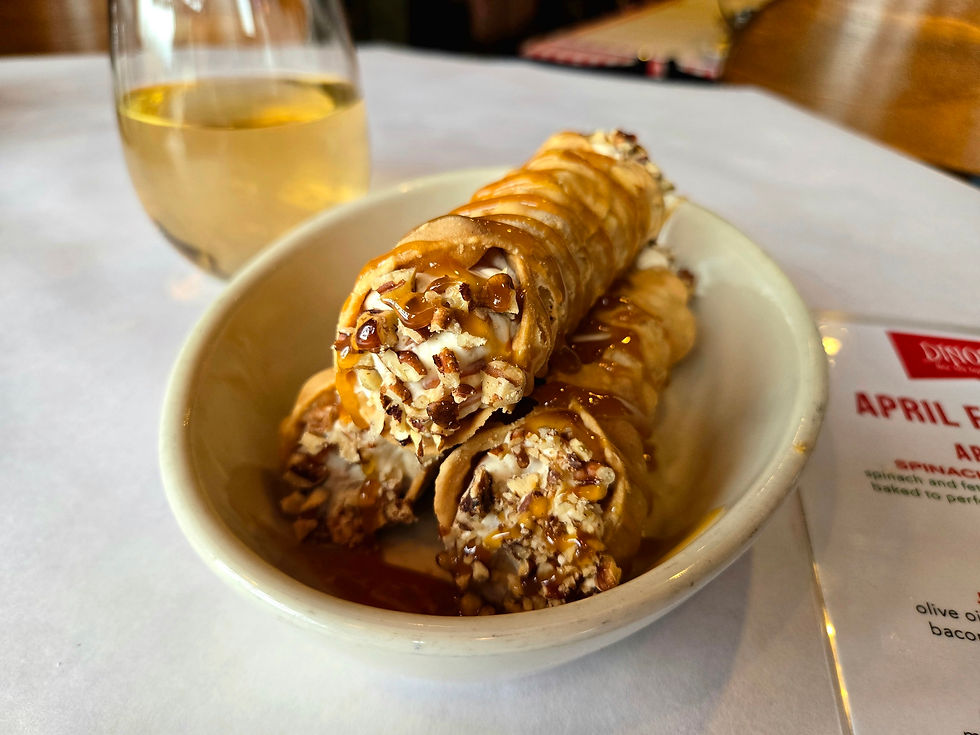 Carrot Cake Cannoli
