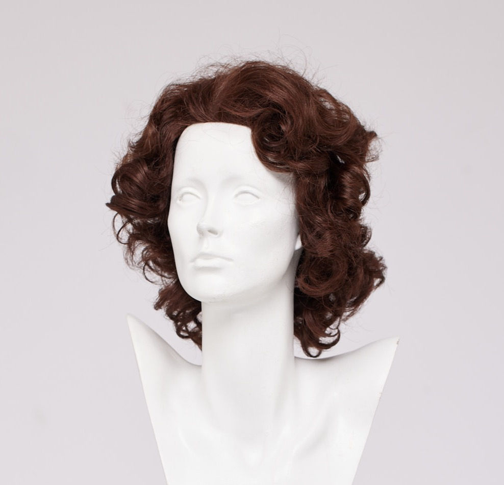 Kunsthaar Perücke 342 Stufen Bob wellig rotbraun