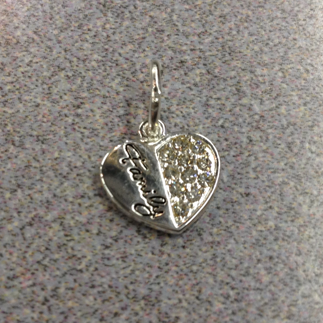 Family Heart Charm