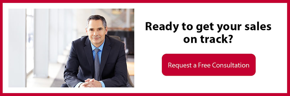 Subscribe graphic encouraging readers to learn more about improving sales performance through business insights and analytics.