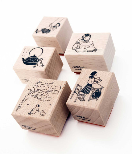 In Class｜Rakui Hana Original Stamps #9 | Hana Rakui｜羅久井ハナ