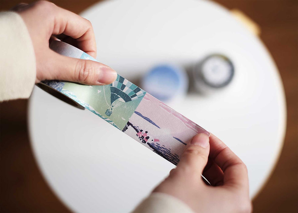 Thumbnail: Rolled Labels｜Letters in the Wind
