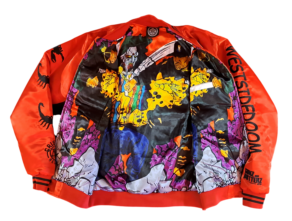 Thumbnail: WestsideDOOM Gorilla Monsoon Bomber Jacket