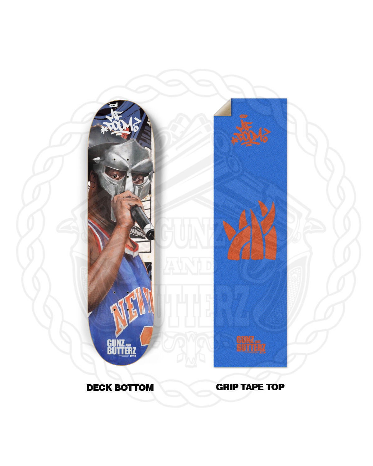 MF DOOM NY Special Herbs Skateboard Deck