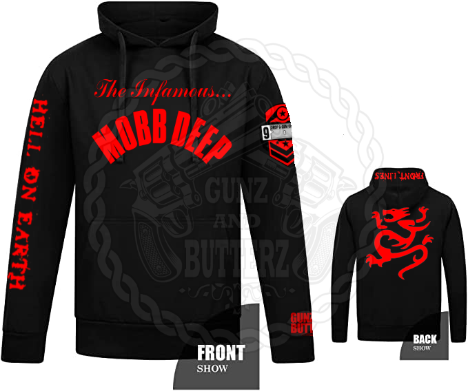 Mobb deep hell on earth hoodie gunz and butterz