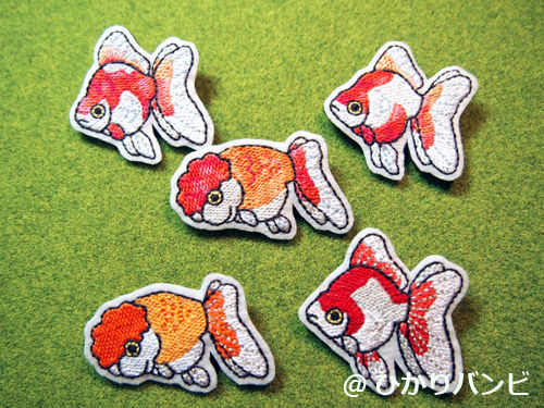 2013-手刺ブローチ-金魚