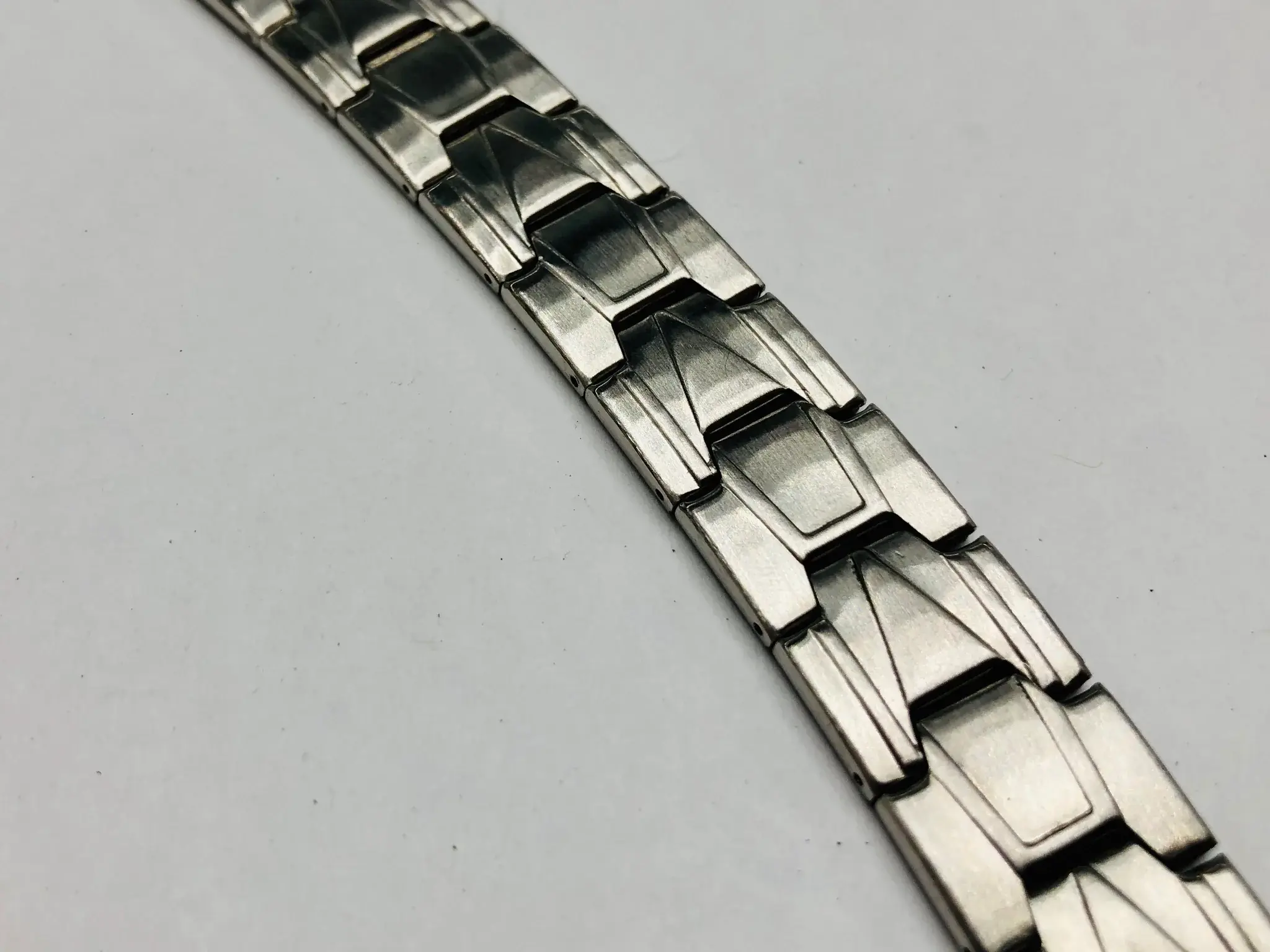 Brushed Stainless Steel Link Bracelet