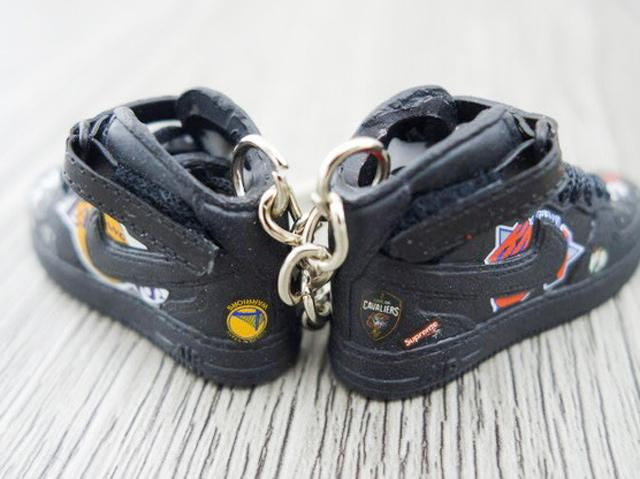 Thumbnail: AF1 NBA Mid Black 3D Mini