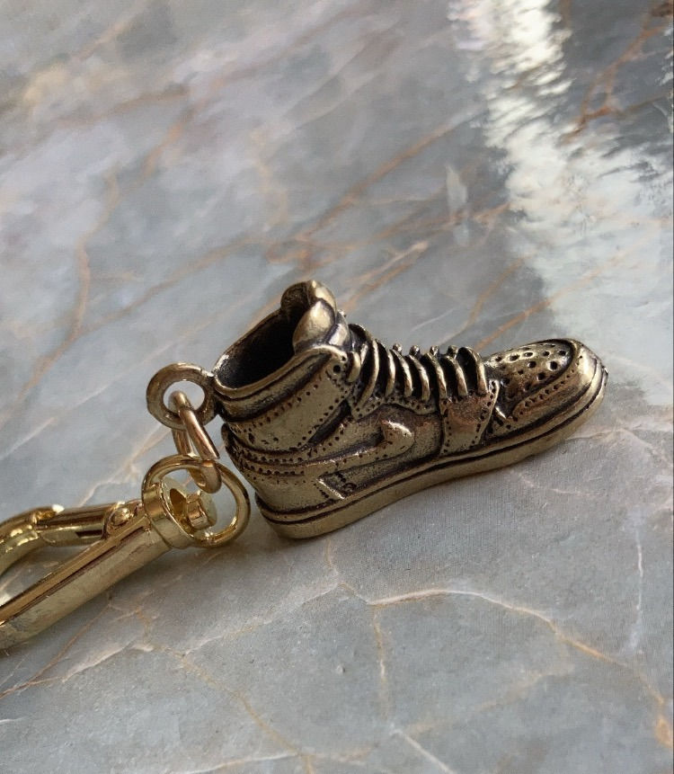 Thumbnail: J1 Solid Brass Mini 3D Pendant