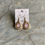 Thumbnail: Blush Tear Drop Henna Loop Earrings