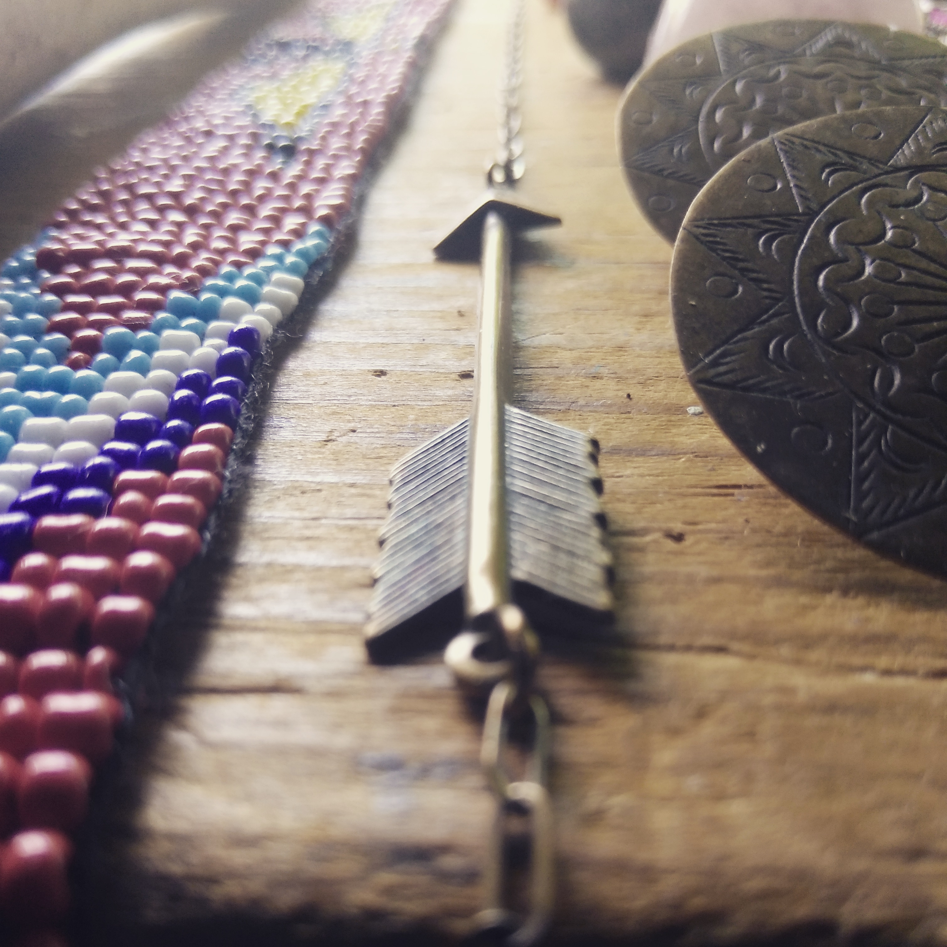 american tumbleweed_arrow pendant