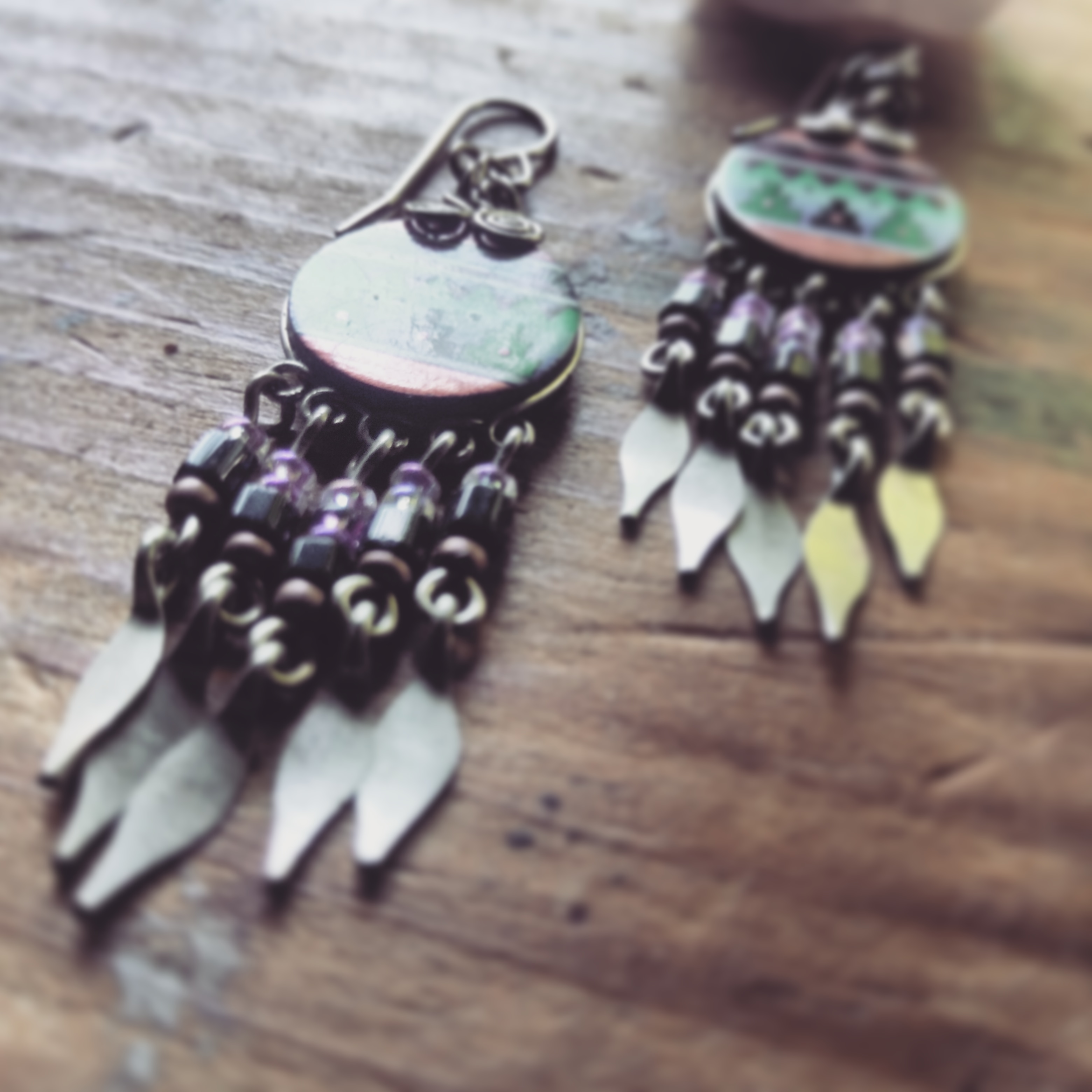 american tumbleweed_earrings_native print 1