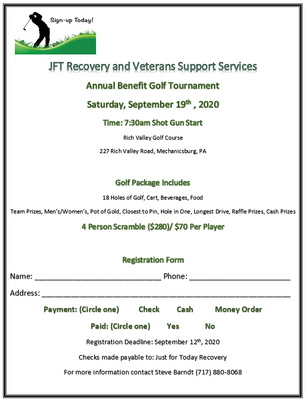 JFT's 10th Annual Golf Tournament