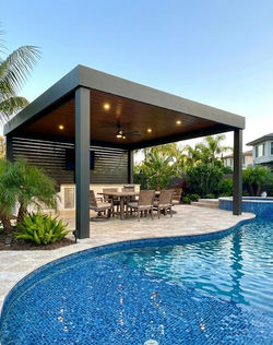 Freestanding PIRfect Panel™ Spanish Cedar With Privacy Wall 75_25