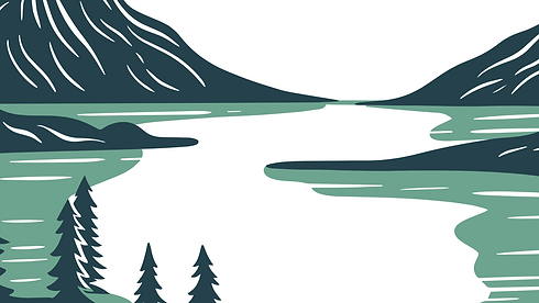 lac montagne et forêt