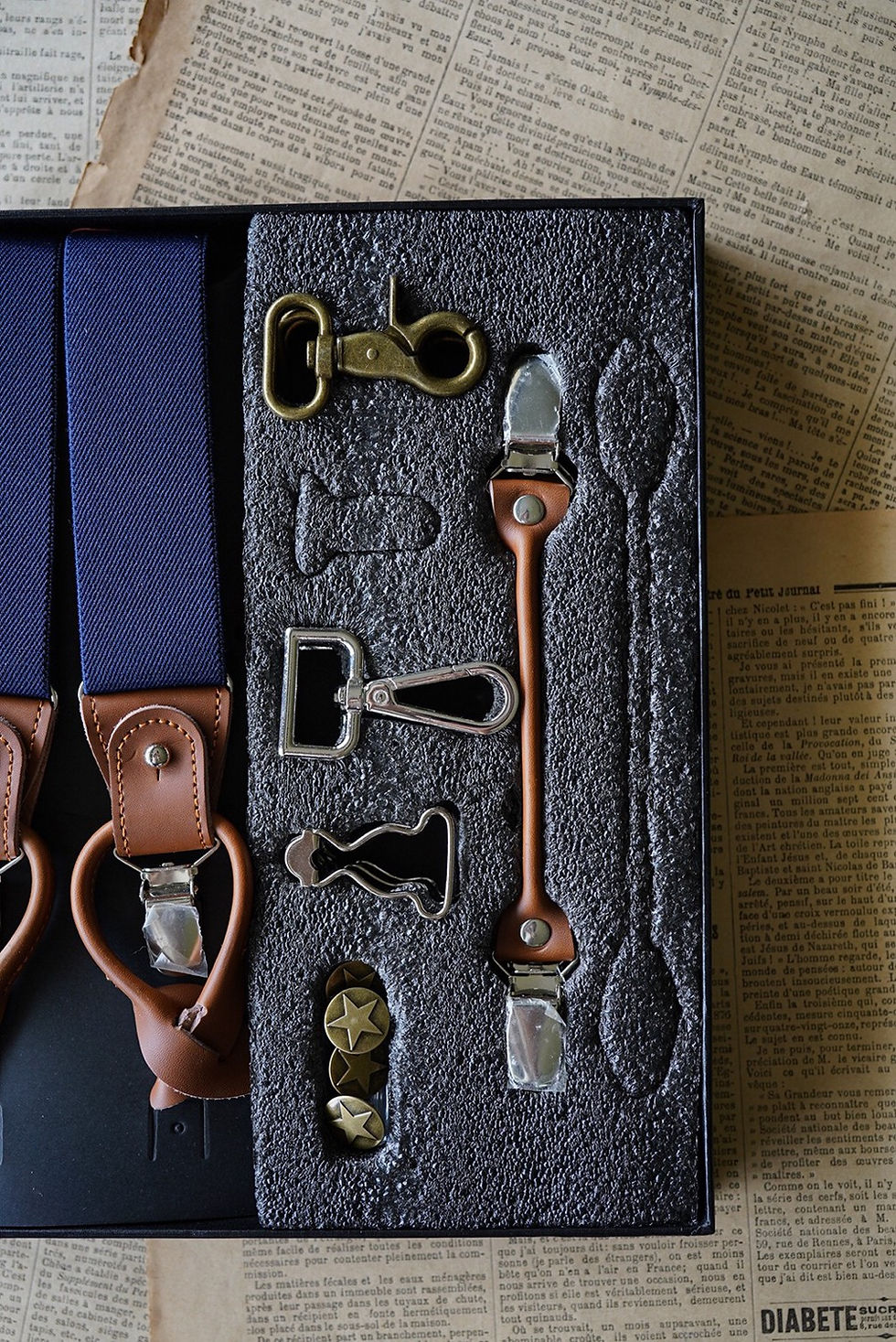 Thumbnail: MULTI SUSPENDER - NAVY
