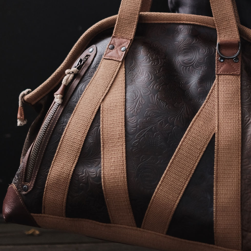 Thumbnail: WG - TRAP DUFFLE LEATHER LARGE