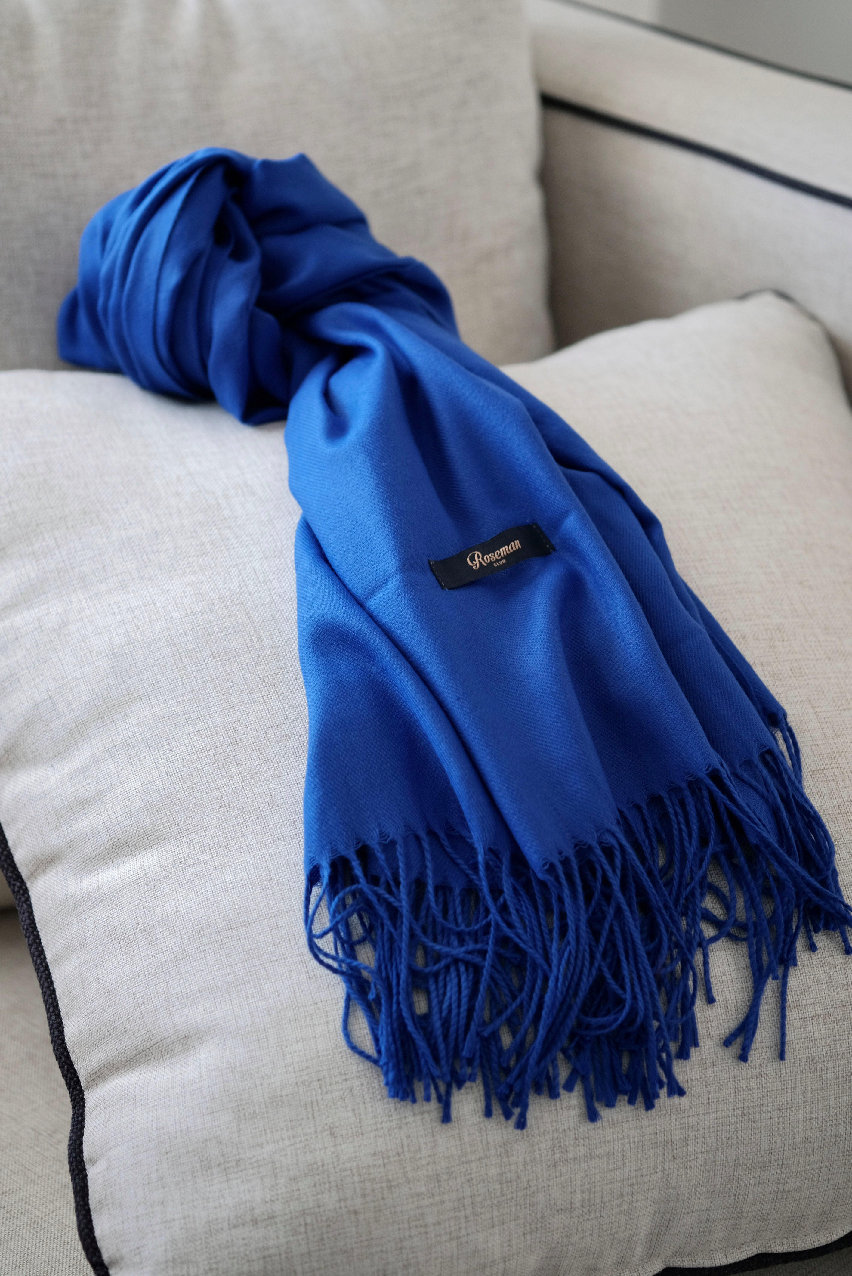 ROSEMAN SCARF - ELECTRIC BLUE #22