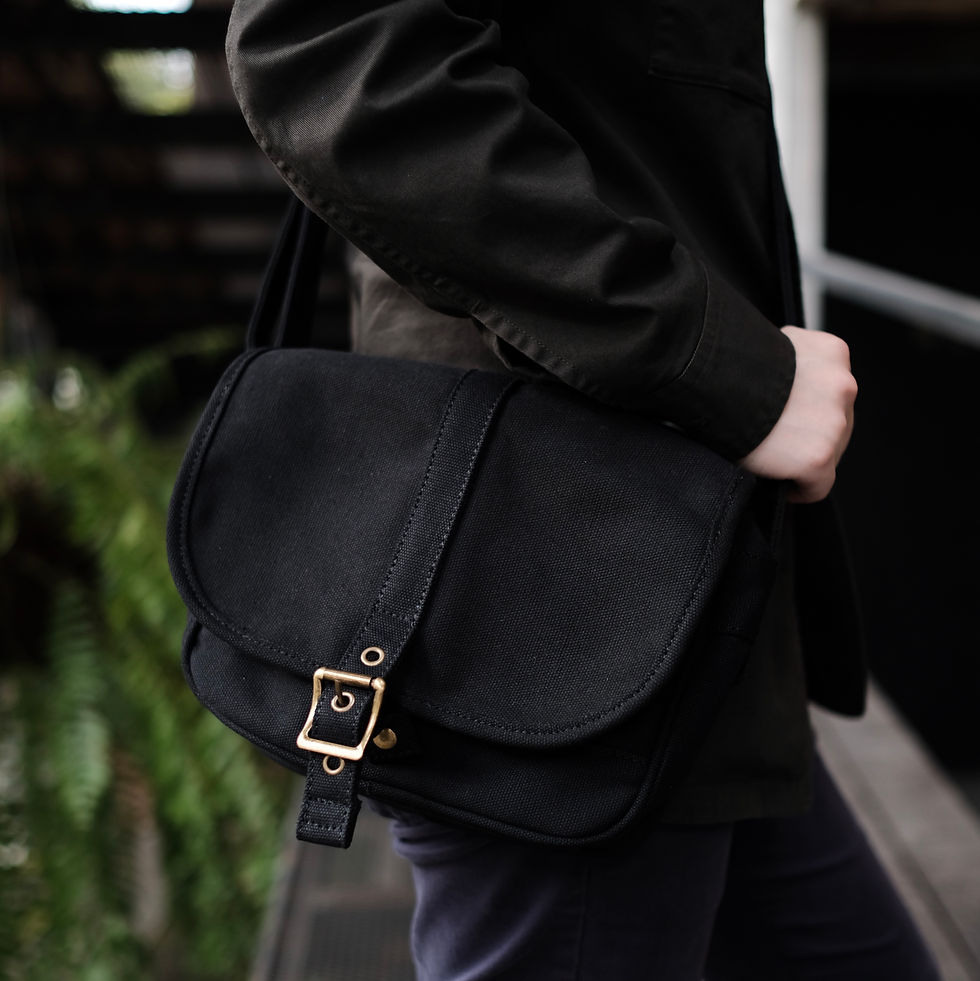 Thumbnail: MINI SATCHEL BAG - BLACK