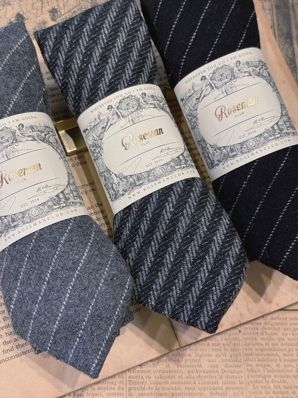Thumbnail: ROSEMAN NECKTIE - WOOL