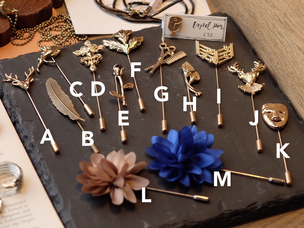 Thumbnail: GENTLEMAN LAPEL PIN SUIT