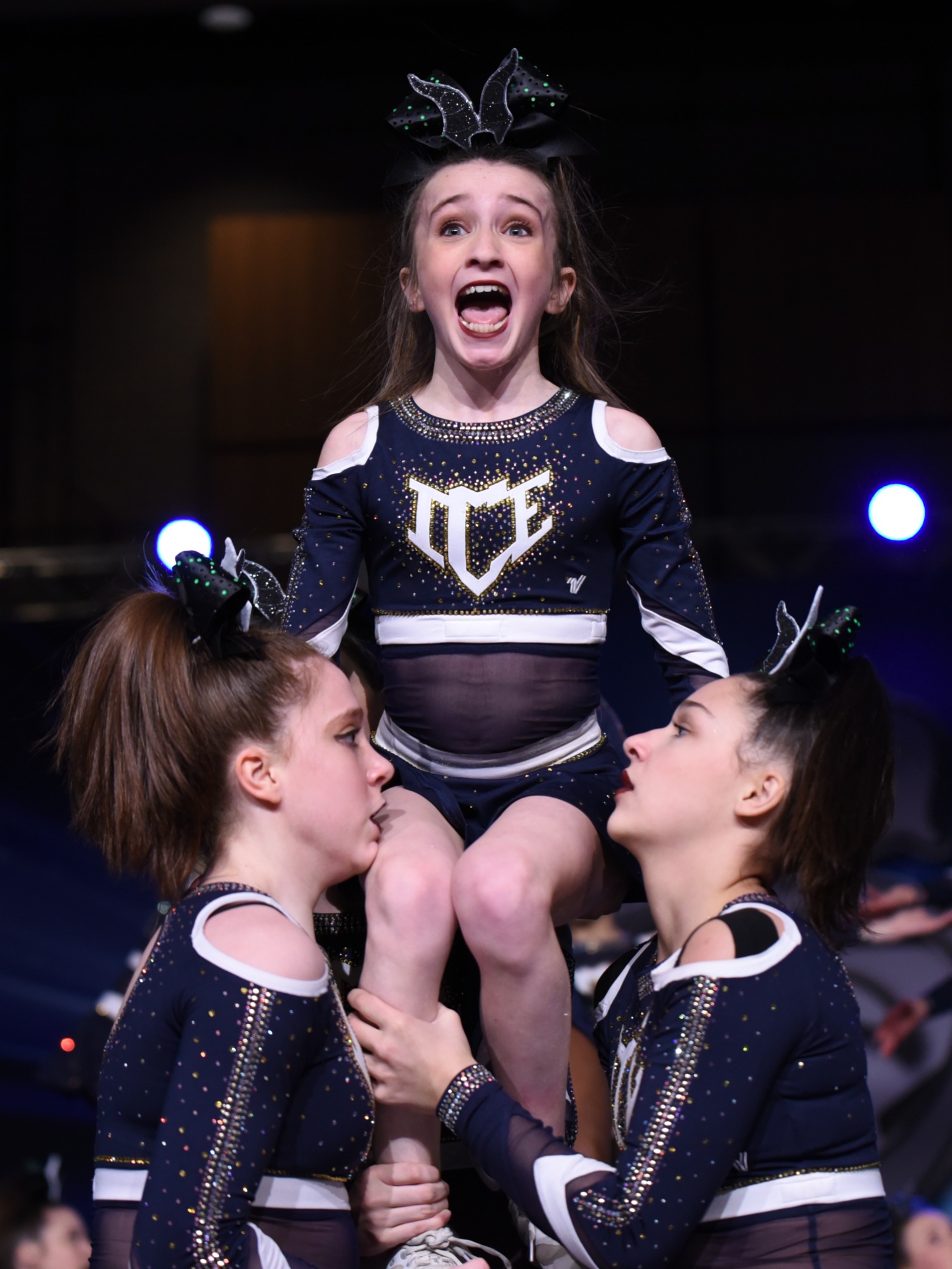 Star Spirit athletes sharing the excitement of a competition performance