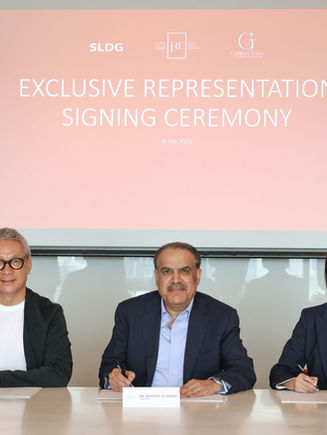 SLD, JRE, and GFG Sign Strategic Partnership to Redefine Design in the Middle East**